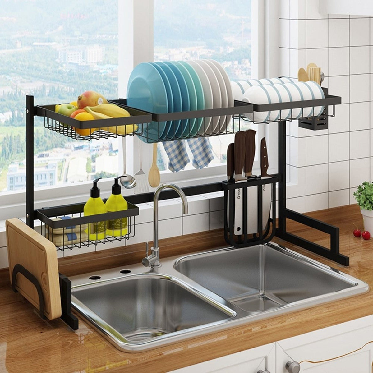 Escurridor de platos de 34.6"