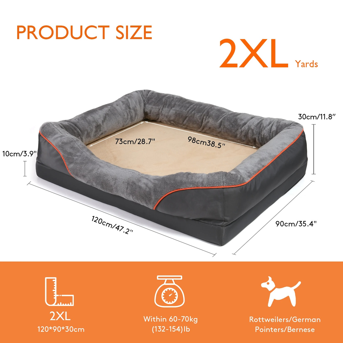 Cama ortopédica para perros