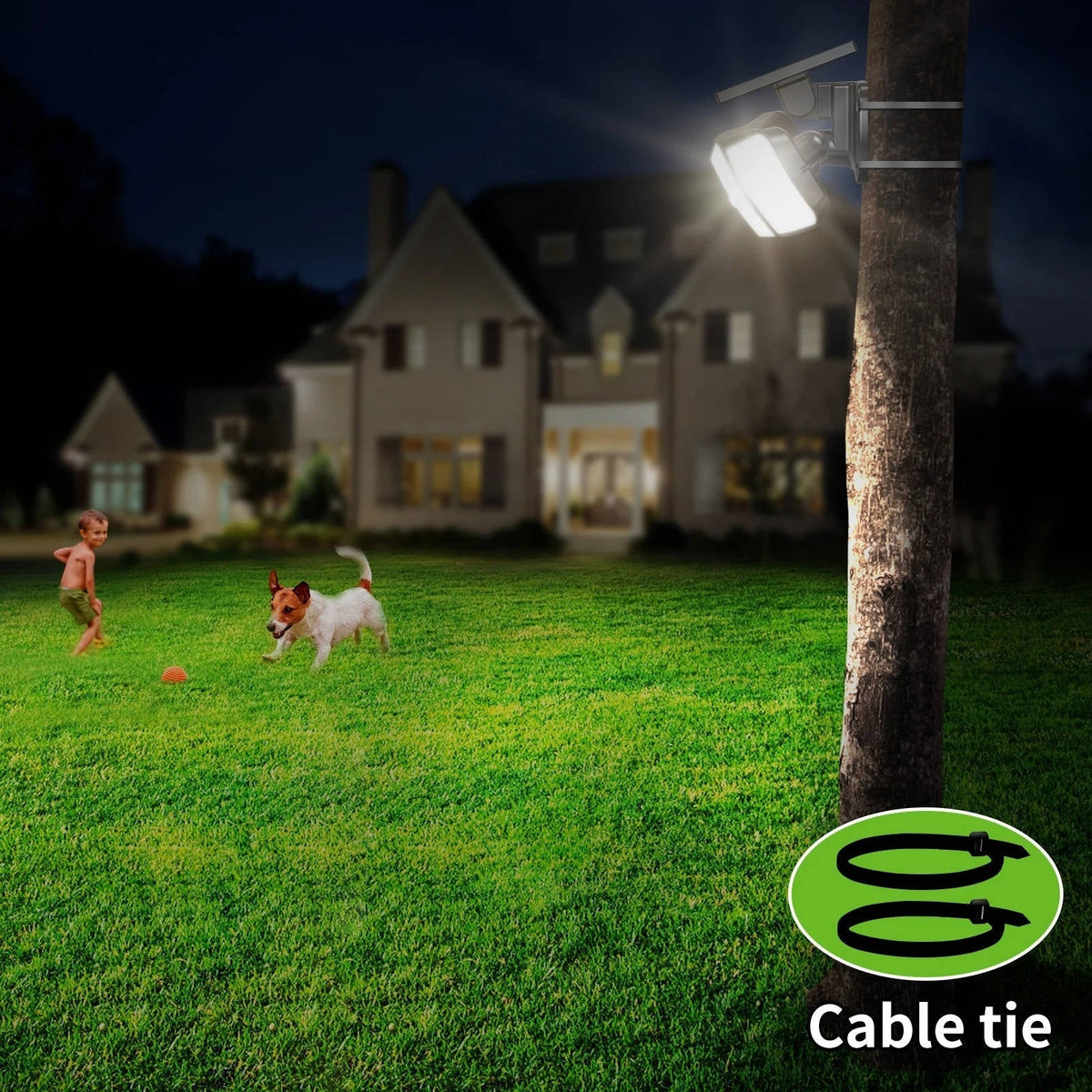 Farolas solares con sensor de movimiento