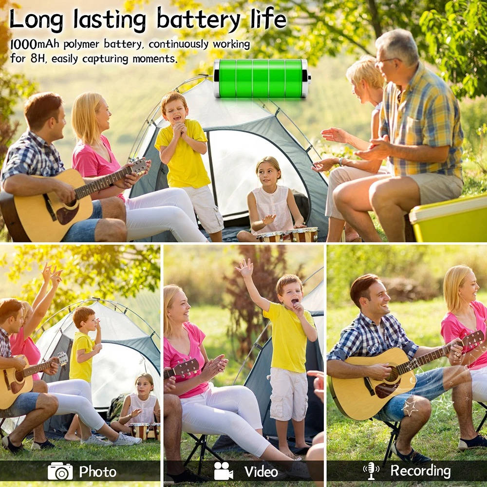 4K Ultra HD WiFi Mini-Körperkamera