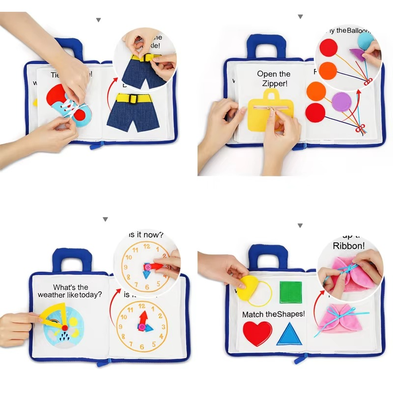 Libro Montessori para bebés de 1 año