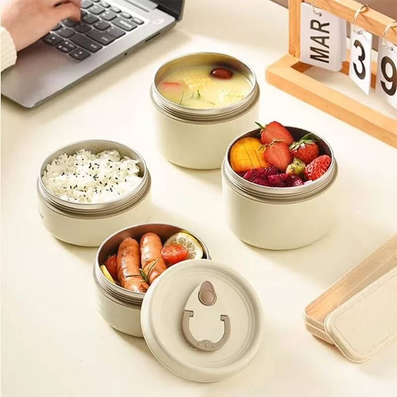 Isolierter Edelstahl-Lunchbox-Speisebehälter Komplettset