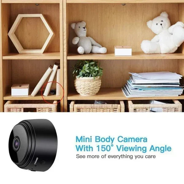 Compact 1080p Magnetic WiFi Mini Security Camera