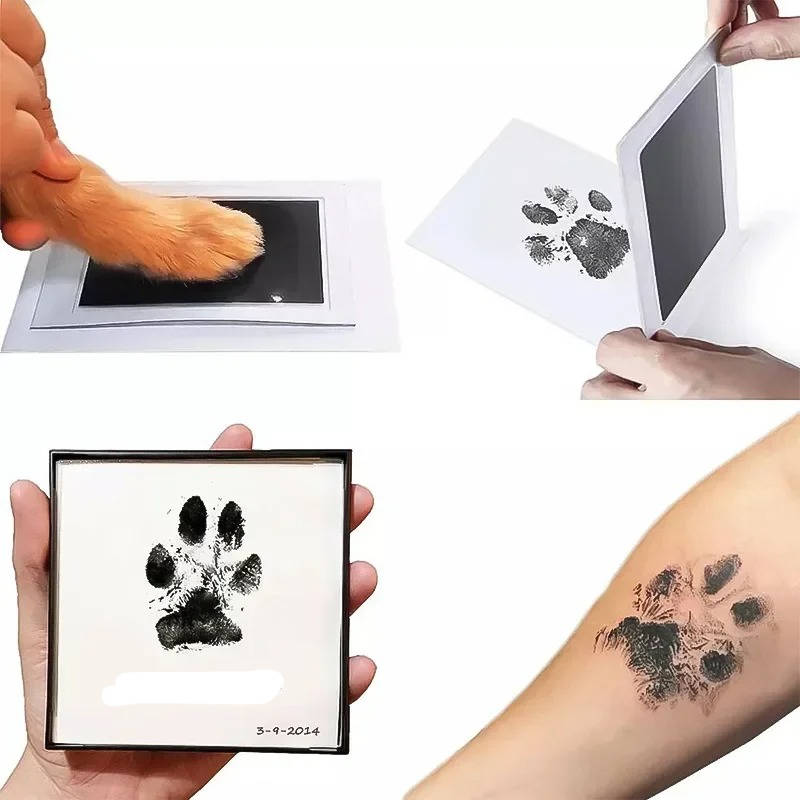 Set met pootafdruk voor honden