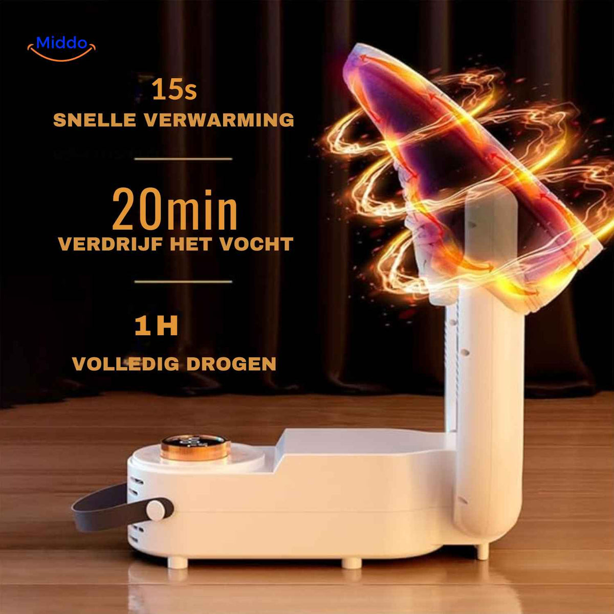 Portable Electric Shoe Dryer with Timer – Foldable Boot & Glove Warmer for Fast Drying, Quiet Operation, 4-Arm or 2-Arm Design