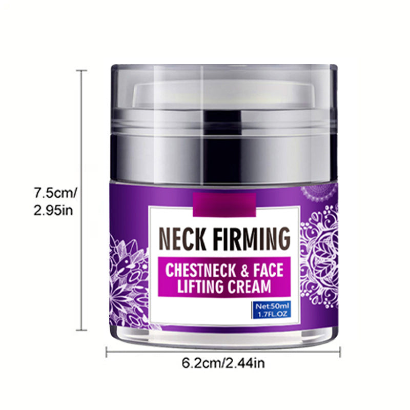 Firming Neck Cream with Hyaluronic Acid & Vitamin E for Smoother, Tighter Skin on Neck & Décolleté | Anti-Aging Moisturizer for Women | Thomler