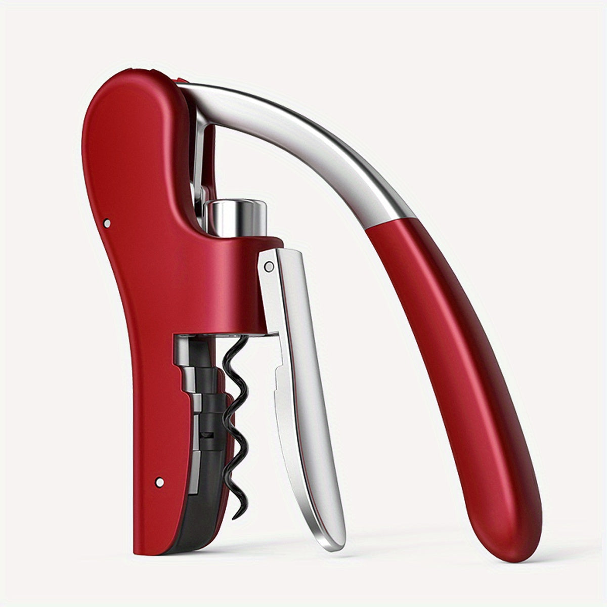 Lever-Action Wine Opener with Comfortable Grip for Effortless Cork Removal at Home, Bars & Restaurants | Thomler