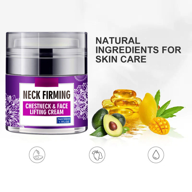 Firming Neck Cream with Hyaluronic Acid & Vitamin E for Smoother, Tighter Skin on Neck & Décolleté | Anti-Aging Moisturizer for Women | Thomler