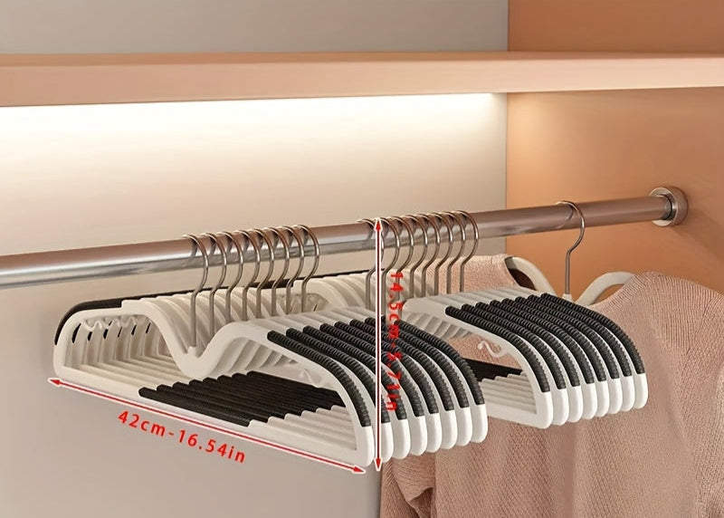 Rotating Non-Slip Compact Hangers for Shirts & Dresses – Space-Saving Closet Solution with Swivel Hook | Thomler