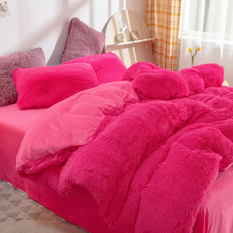 Ultra-Soft Sherpa Fleece Comforter Set – Plush Cloud-Like Warmth for Winter Nights