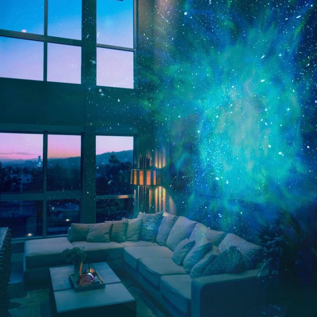 Starry Night Sky LED Projector with Bluetooth Speakers & Remote Control for Bedroom Ceiling Walls | Thomler