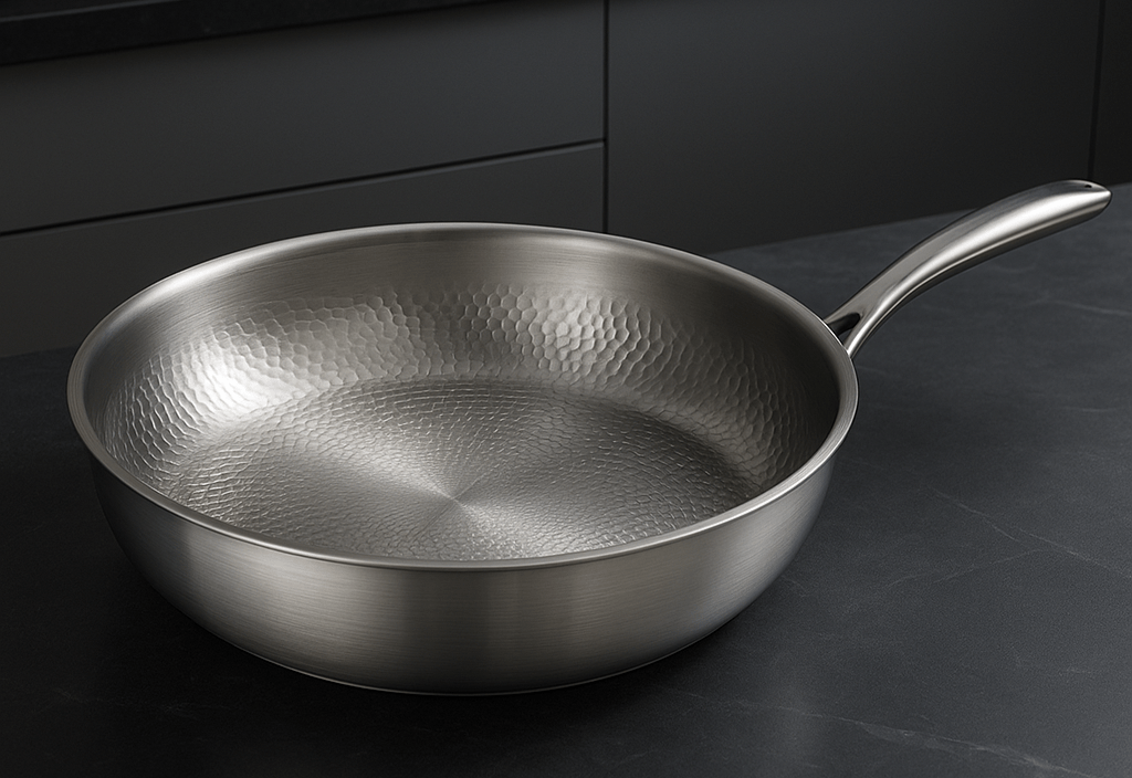 Premium Titanium Frying Pan for All Stovetops - Cook Healthier and More Durably