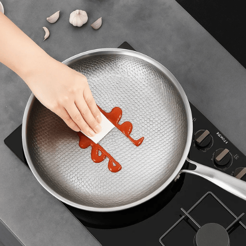 Premium Titanium Frying Pan for All Stovetops - Cook Healthier and More Durably