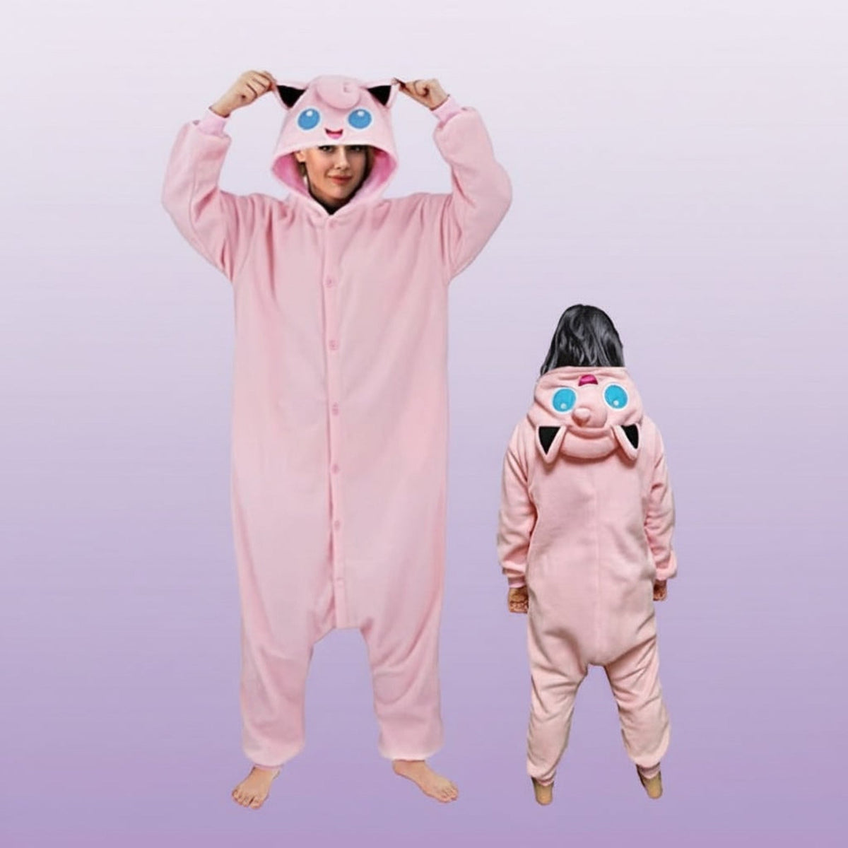 Kids' Halloween Onesie Pajamas With Playful Character Hood And Cozy Fleece For Christmas