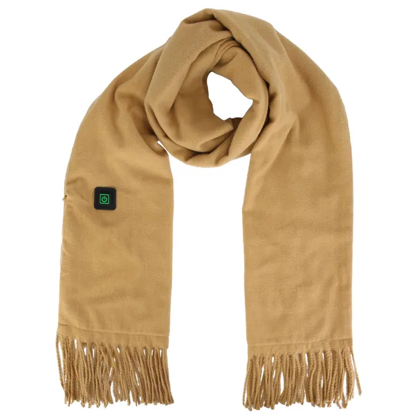 USB Heated Neck Scarf – Adjustable Temperature Fleece Winter Wrap for Men & Women