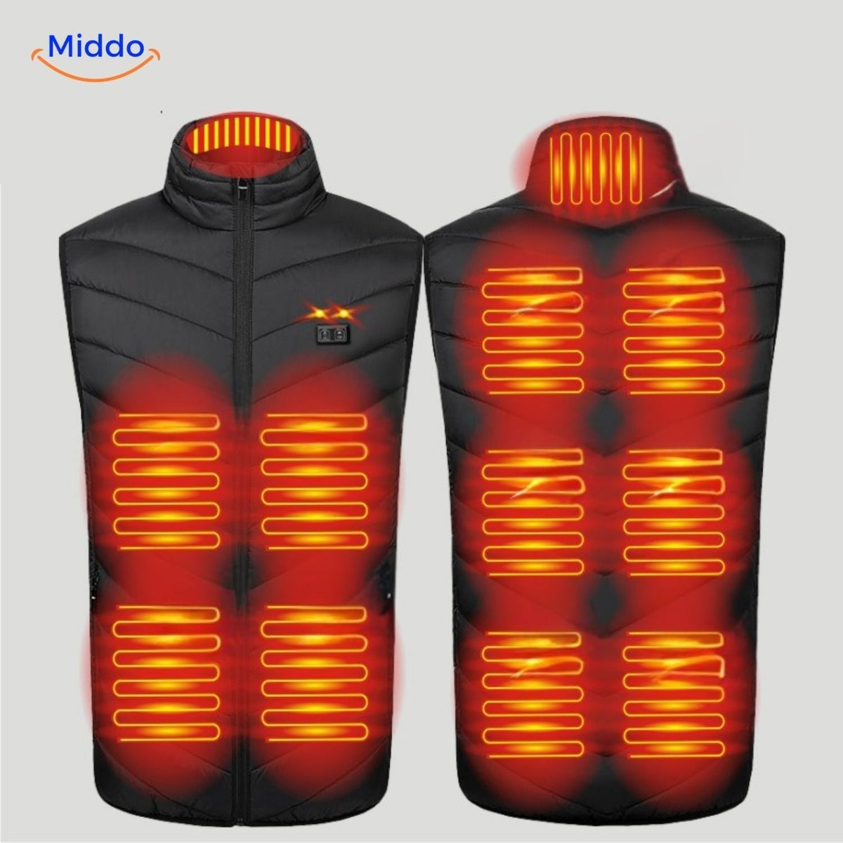 USB Heated Vest for Men – 3 Temperature Settings, Lightweight Insulated Warmth for Hiking & Outdoor Work