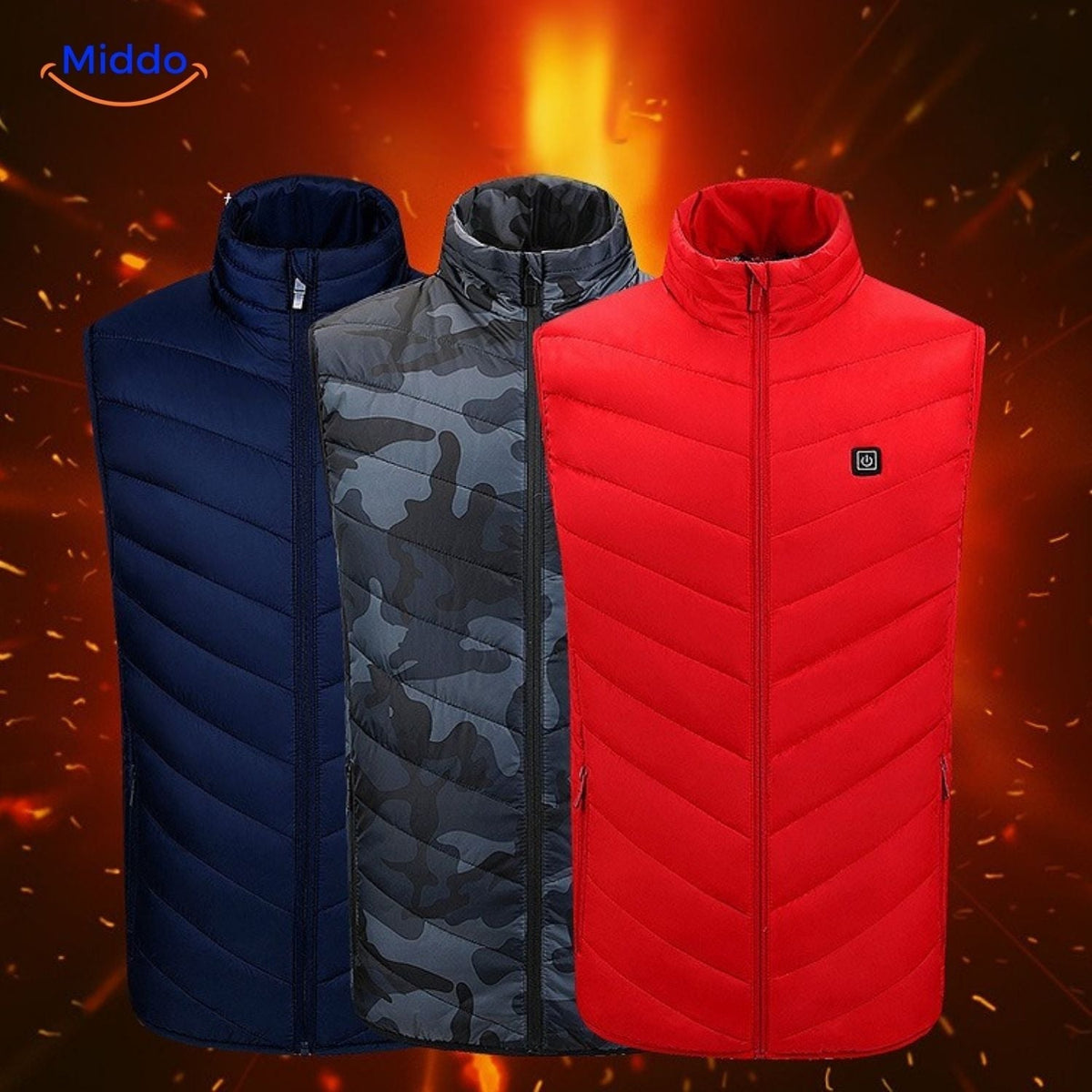 USB Heated Vest for Men – 3 Temperature Settings, Lightweight Insulated Warmth for Hiking & Outdoor Work
