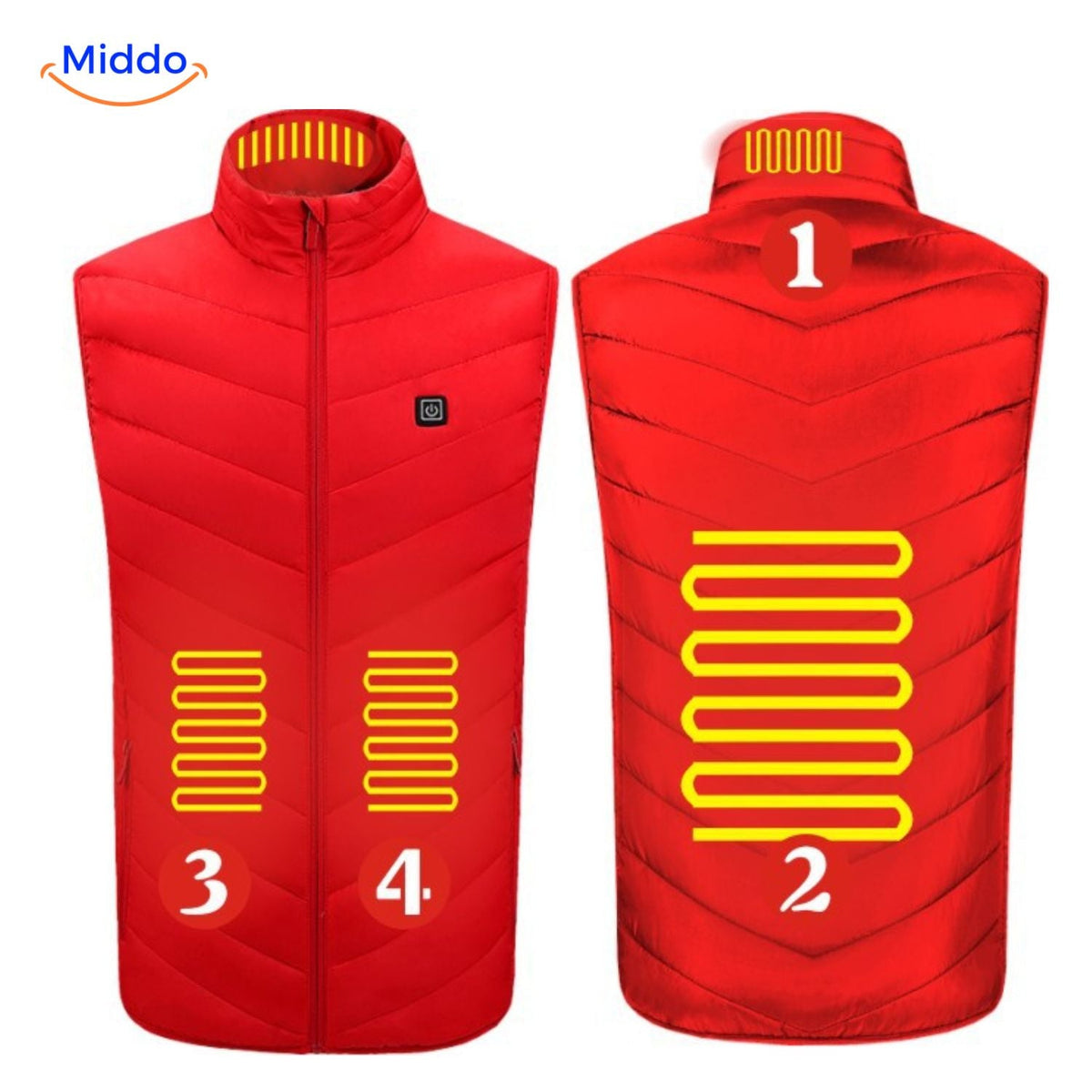 USB Heated Vest for Men – 3 Temperature Settings, Lightweight Insulated Warmth for Hiking & Outdoor Work