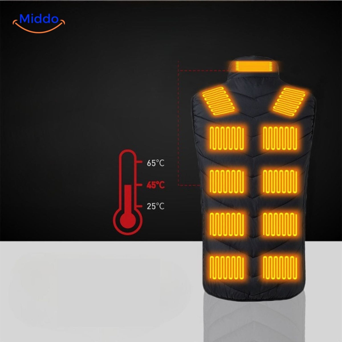 USB Heated Vest for Men – 3 Temperature Settings, Lightweight Insulated Warmth for Hiking & Outdoor Work