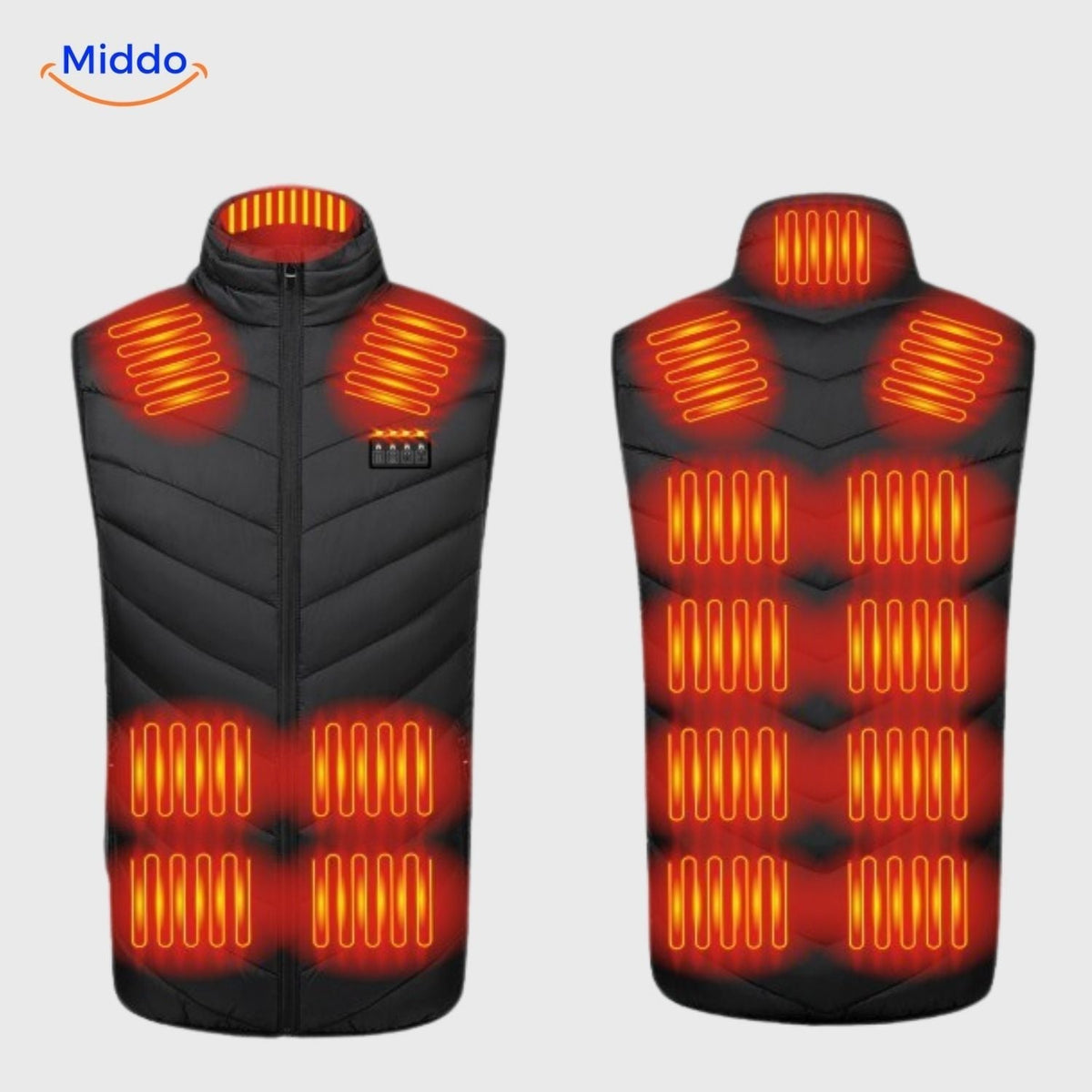 USB Heated Vest for Men – 3 Temperature Settings, Lightweight Insulated Warmth for Hiking & Outdoor Work