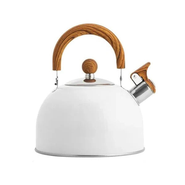 Hervidor con silbato para preparar bebidas calientes