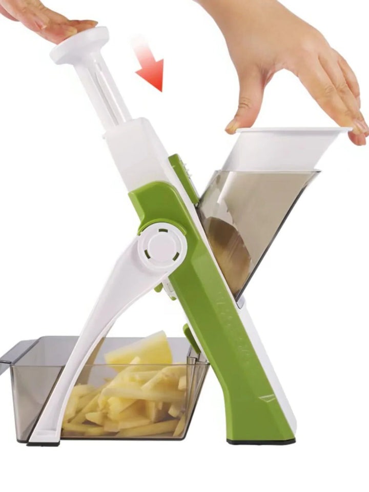 5-in-1 groenteschaaf met opvangbak