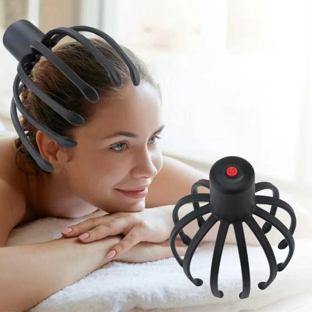 Elektrische octopus-hoofdmassager - Ontspannend apparaat voor hoofdhuid en stressverlichting