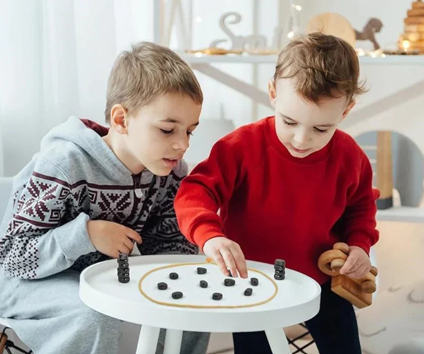 Magnetisches Strategiespiel für Kinder – Fördert Konzentration & Feinmotorik – Bildschirmfreier Familienspaß