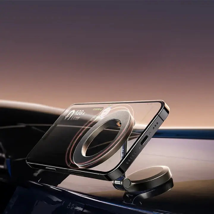 Soporte magnético para celular para tablero con giro de 360° para navegación manos libres en autos, camiones y camionetas