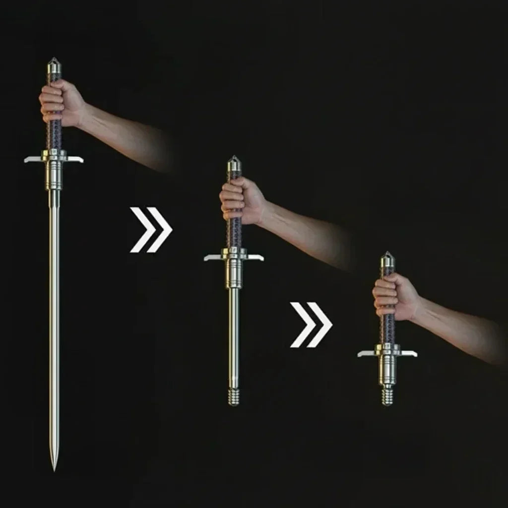 Collapsible Personal Safety Rod for Travel, Home Security & Emergency Defense | Portable Protective Baton for Everyday Carry