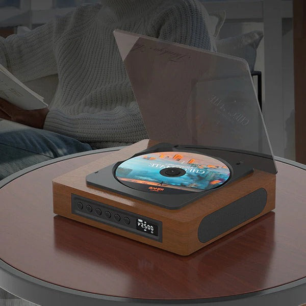 Bluetooth-Retro-CD-Player mit Typ-C-Anschluss