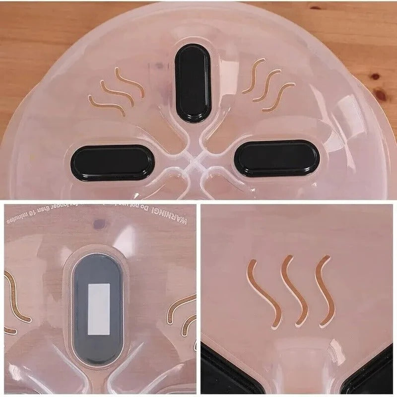 Magnetische Mikrowellen-Spritzschutzhaube