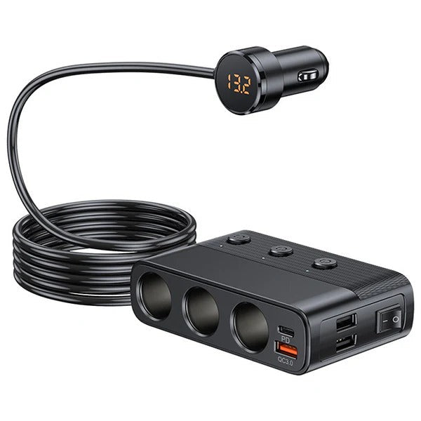 7-in-1 Zigarettenanzünder-Adapter für das Auto