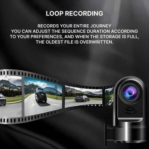 Auto-Dashcam mit Überwachungskamera