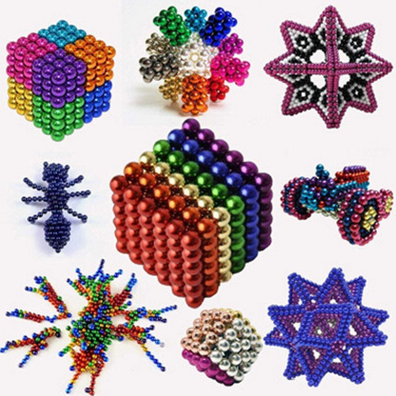 Magnetic Construction Spheres – Desk Building Toy for Adults 14+