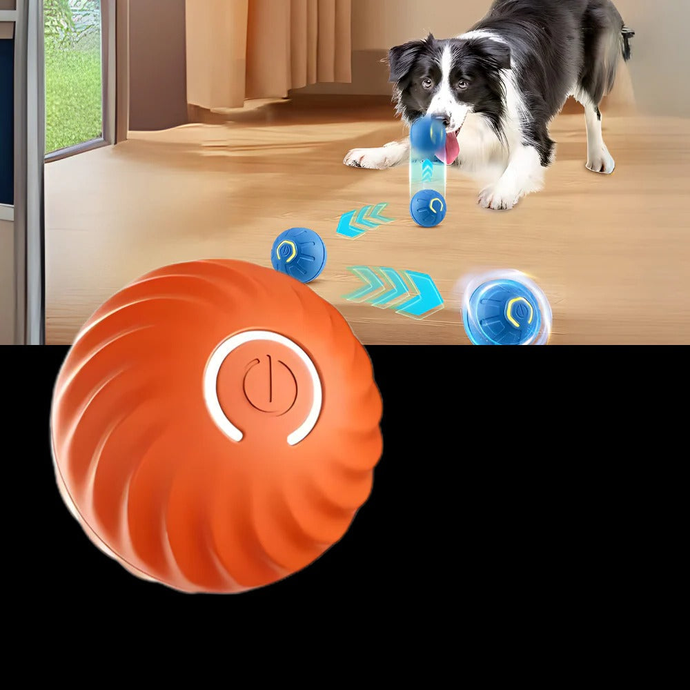Pelota interactiva para perros que evita obstáculos