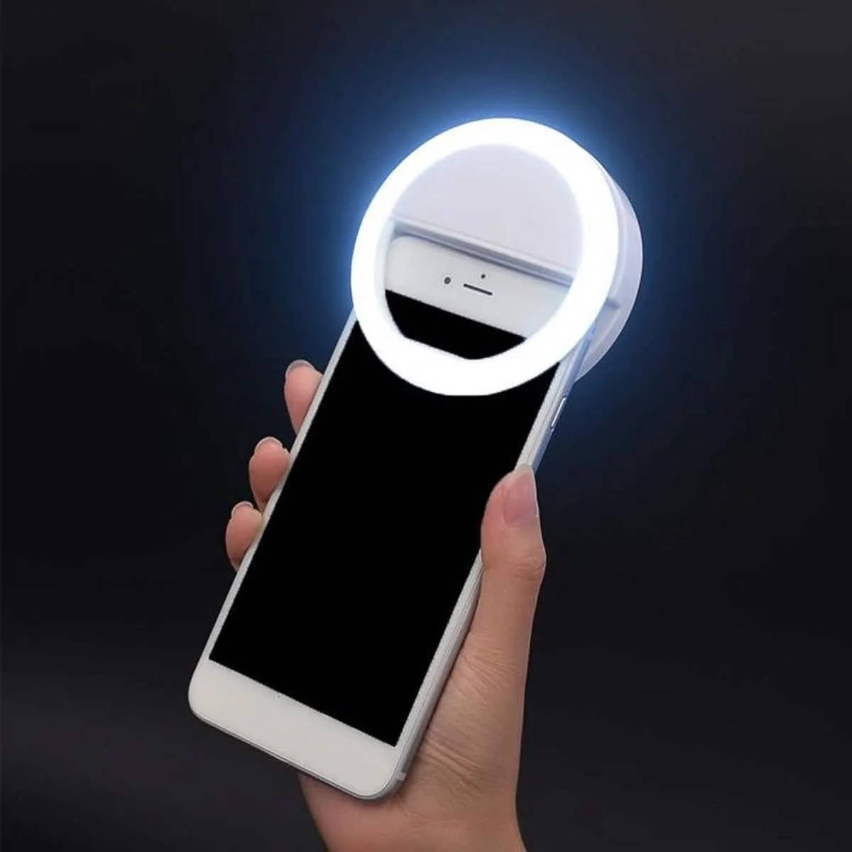 Tragbares Selfie-Ringlicht, verstellbare LED-Beleuchtung für Fotos, Videos & Make-up
