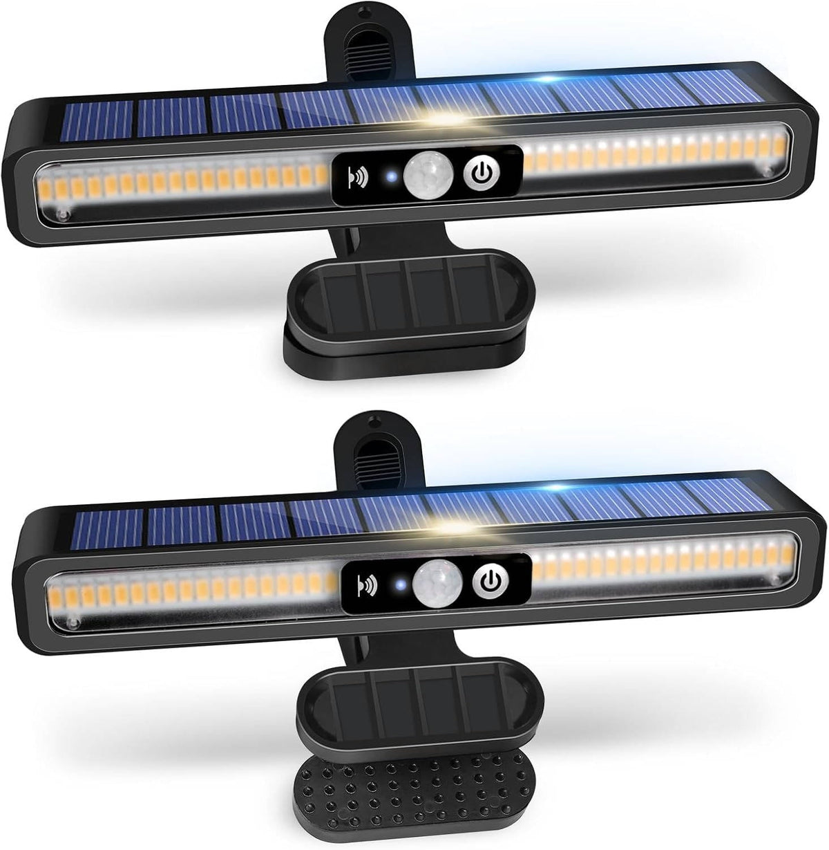 2-delige set draagbare zonne-hekverlichting