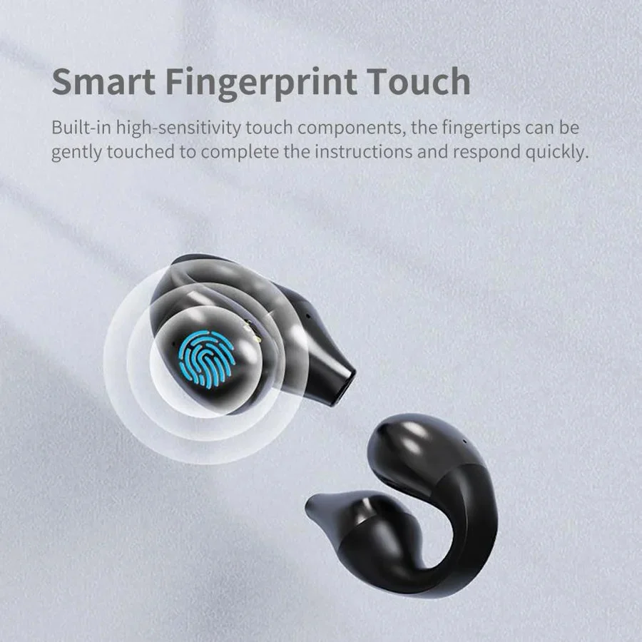 Auriculares inalámbricos de conducción ósea con clip