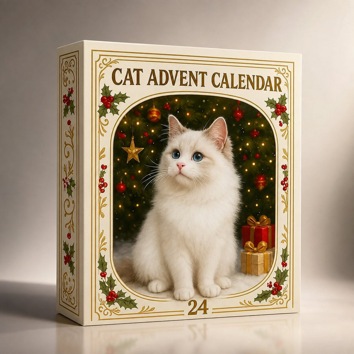 Feline Holiday Countdown Calendar 2026 – 24 Days of Cat-Themed Surprises for Christmas