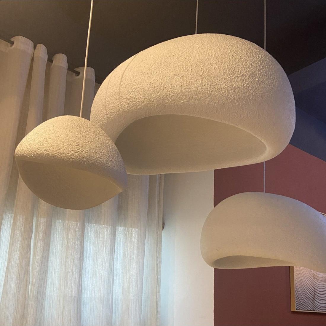 Cloud Pendant Lamp Dimmable LED Overhead Fixture Dining Room Bedroom Living Room Nursery Den Soft Glow Suspended Lighting E26 Bulb Base 12-4