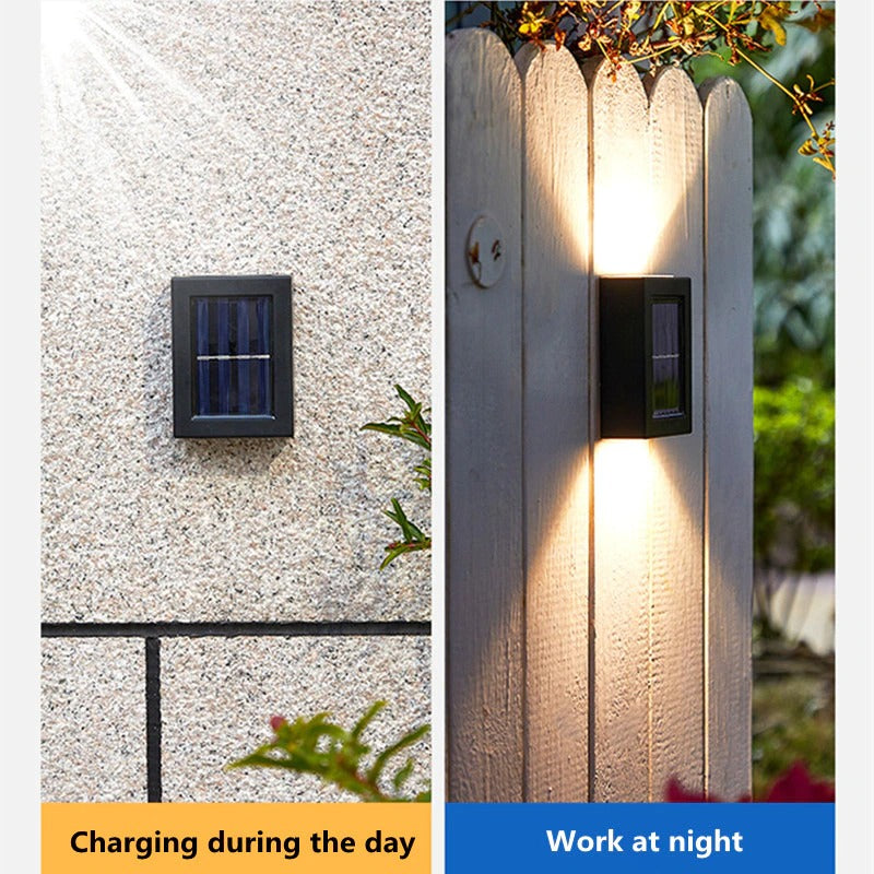 Solar LED Outdoor Light – Weather-Resistant Yard Path Accent Fixture with Auto On/Off for Fence Patio Garden