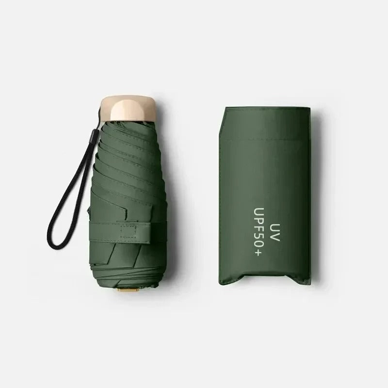 Miniparaguas de bolsillo para viaje - Compacto, ligero y con protección UV