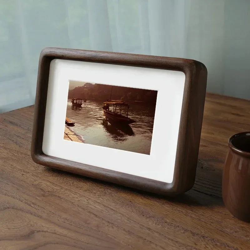 Hardwood Picture Frame 8.3×11.7 in Portrait A4 Mortise Joiner Wedding Memory Display Wall Hanging Living Room Bedroom Hallway Gallery Arrang | Thomler