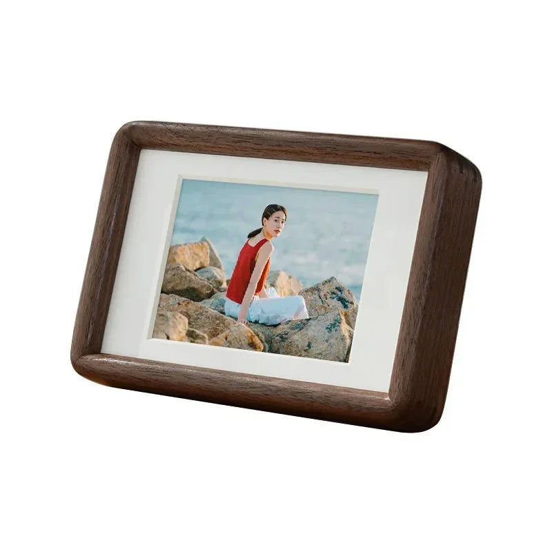 Hardwood Picture Frame 8.3×11.7 in Portrait A4 Mortise Joiner Wedding Memory Display Wall Hanging Living Room Bedroom Hallway Gallery Arrang | Thomler