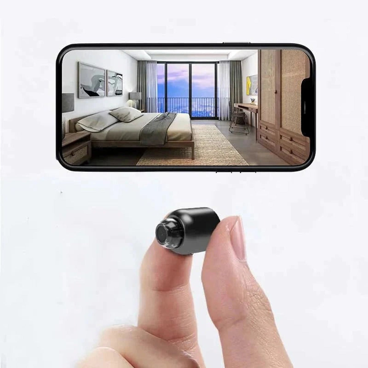 Mini WIFI Camera With 1080P Night Vision And Easy App Setup For Wireless Home Security