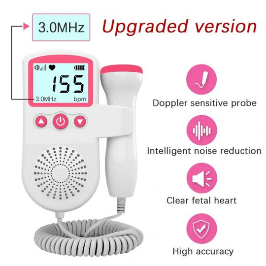 Handheld Audio Detection Device with Sensor Probe, Backlit Screen & Integrated Speaker for Surface Sound Capture | Thomler