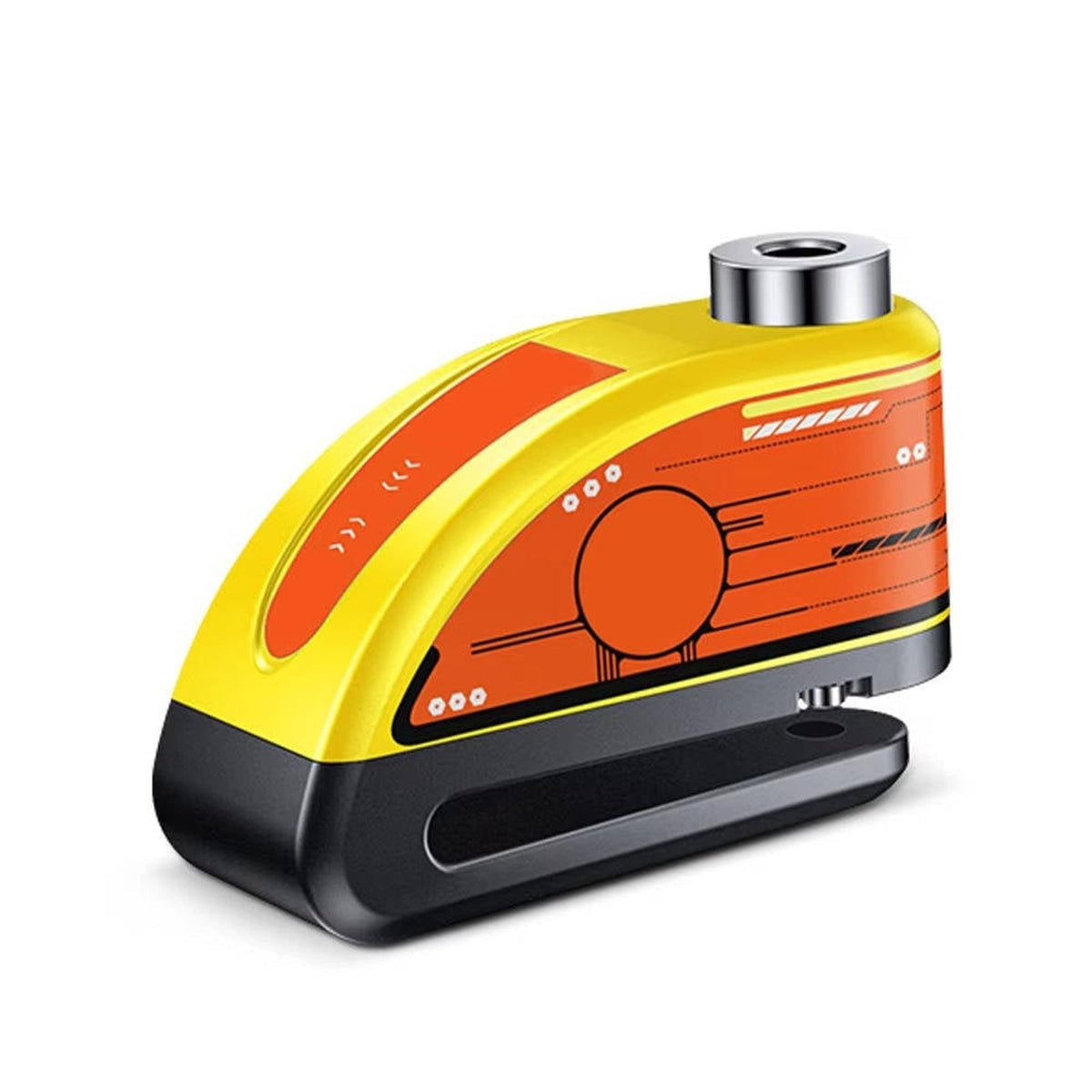 Alarma de bloqueo de disco para motocicleta con sensor de movimiento de 120dB y cuerpo impermeable
