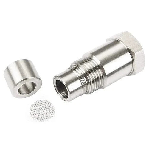 Adaptador de sensor de O2 para eliminar el CEL con miniconvertidor catalítico M18x1.5