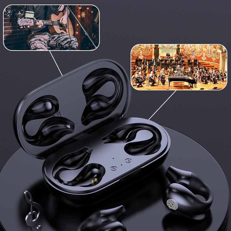 Auriculares inalámbricos de conducción ósea con clip